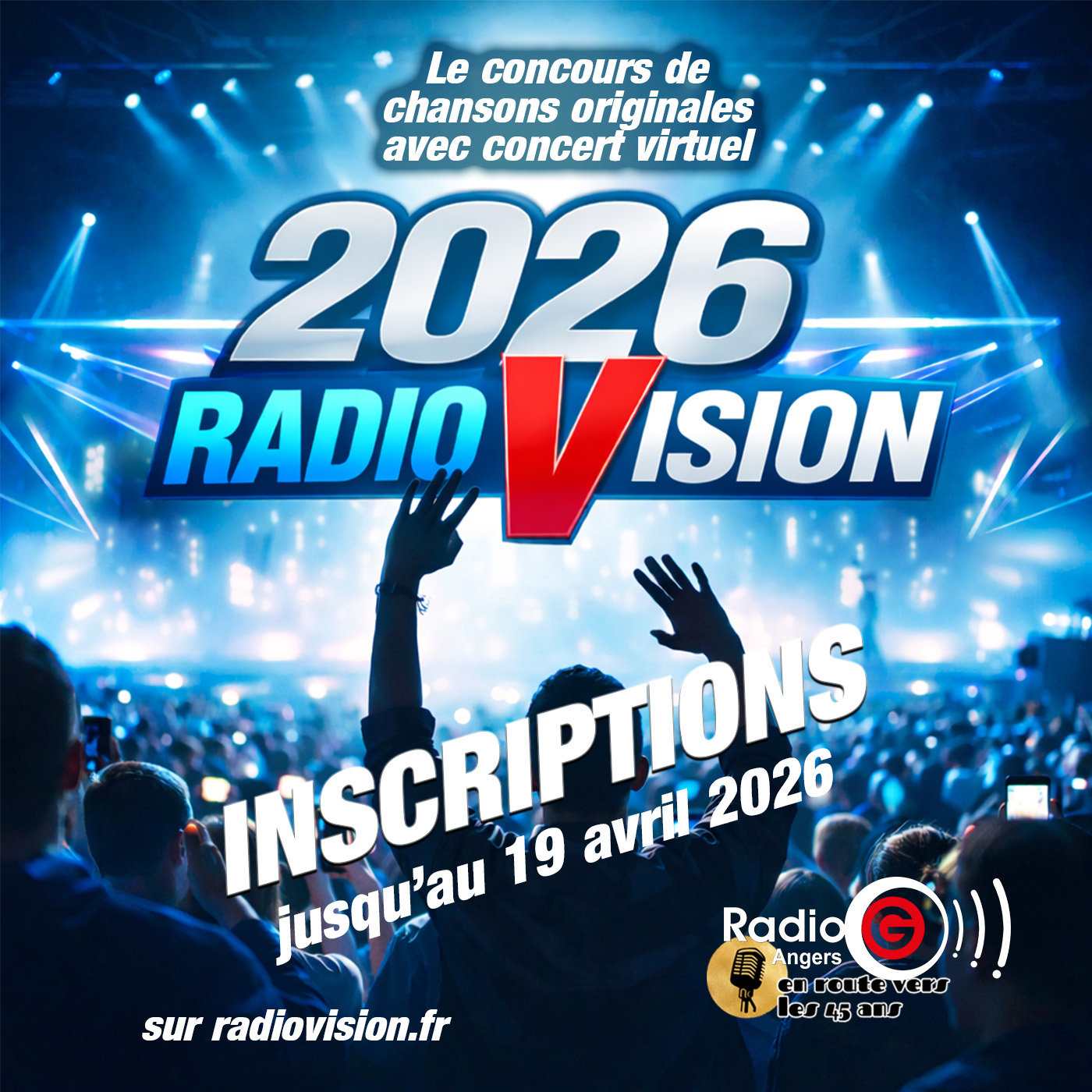 Inscription RADIOVISION Bienvenue sur Radio G! Inscription RADIOVISION