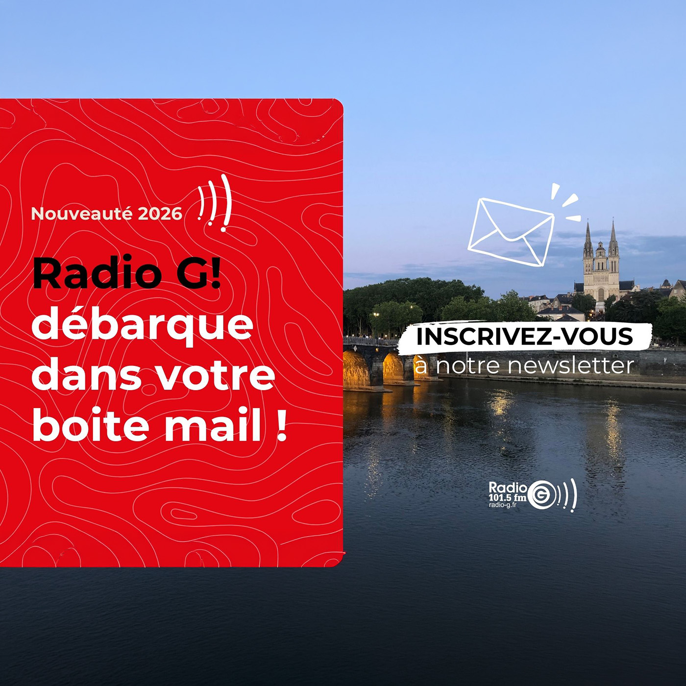 Nouveau : La newsletter de Radio G! Bienvenue sur Radio G! Nouveau : La newsletter de Radio G!