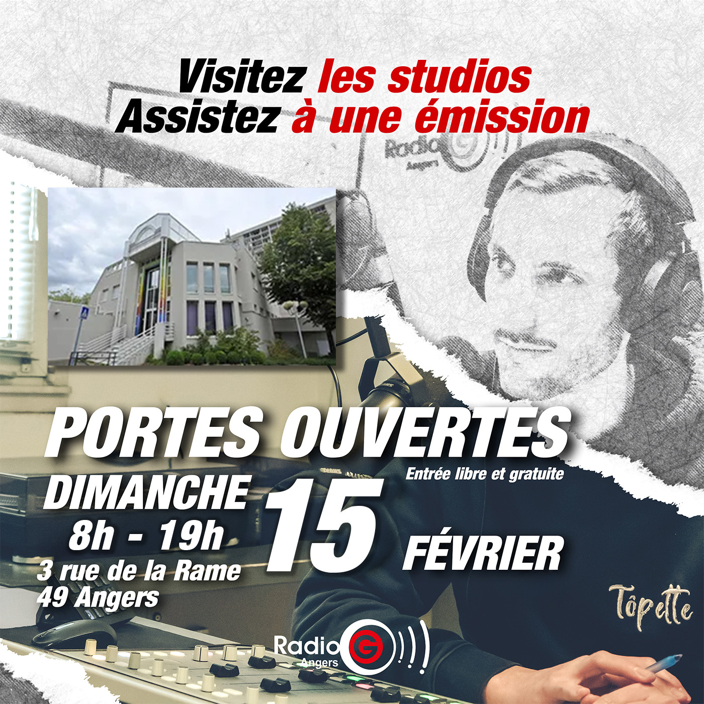 Portes ouvertes Radio G! Bienvenue sur Radio G! Portes ouvertes Radio G!