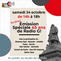 45 ans de Radio G!<br/>24 10 26